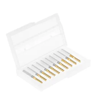 10pcs 3mm1/8" Shank Titanium Coat Carbide End Mill Accessories Engraving Bits High Quality
10pcs 3mm1/8" Shank Titanium Coat Carbide End Mill Accessories Engraving Bits High Quality