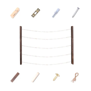 Wood Picture Frame Collage Photo Display Frame 26X32 Inch with 30 Clips and Adjustable Twines Collage Artworks
Wood Picture Frame Collage Photo Display Frame 26X32 Inch with 30 Clips and Adjustable Twines Collage Artworks