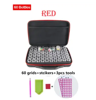 60 Bottles Diamond Painting Cross Stitch Storage Box Beads Container Carry Case Diamond Embroidery Zipper Shockproof Hand Bag
60 Bottles Diamond Painting Cross Stitch Storage Box Beads Container Carry Case Diamond Embroidery Zipper Shockproof Hand Bag
