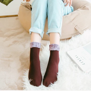 Winter Warm Male Socks Thicken Thermal Solid Wool Cashmere Snow Socks Unisex Seamless Velvet Comfortable Sleeping long Socks
Winter Warm Male Socks Thicken Thermal Solid Wool Cashmere Snow Socks Unisex Seamless Velvet Comfortable Sleeping long Socks