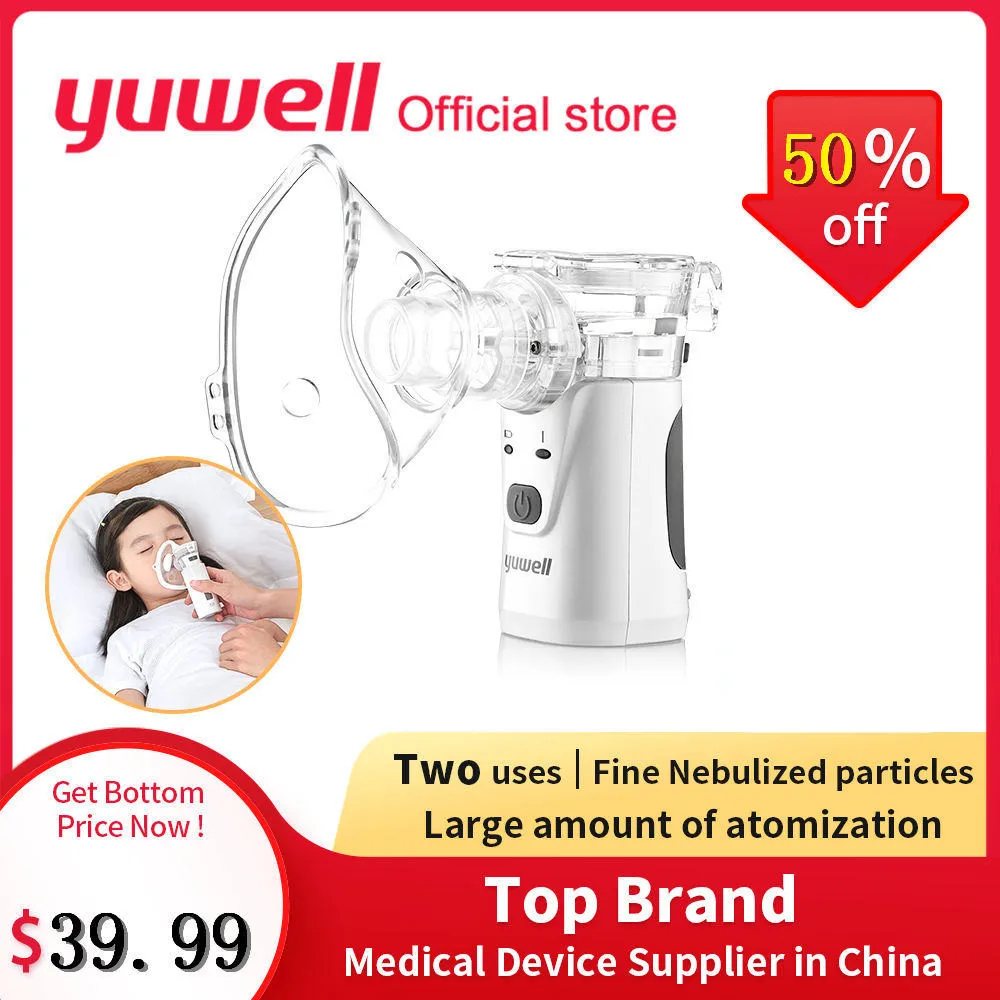 Yuwell HL100A Nebulizer Mini Portable Steam Atomized Inhaler Mesh Nebulizer Household Asthma Nebulizer Health Care Monitor
Yuwell HL100A Nebulizer Mini Portable Steam Atomized Inhaler Mesh Nebulizer Household Asthma Nebulizer Health Care Monitor