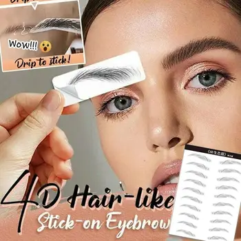 NEW Magic 4D Hair-like Eyebrow Tattoo Sticker False Eyebrows Waterproof Lasting Makeup Water-based Eye Brow Stickers Cosmetics 
NEW Magic 4D Hair-like Eyebrow Tattoo Sticker False Eyebrows Waterproof Lasting Makeup Water-based Eye Brow Stickers Cosmetics