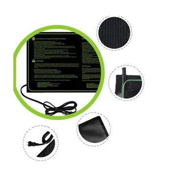 Beeding Heat Mat Grass Seedling Heating Pad Durable Waterproof Seedling Heat Mat Warm Hydroponic Heating Pad Silicone Heating Pa 
Beeding Heat Mat Grass Seedling Heating Pad Durable Waterproof Seedling Heat Mat Warm Hydroponic Heating Pad Silicone Heating Pa