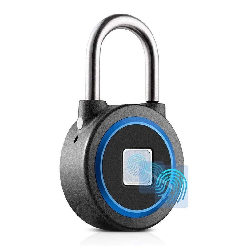 Blue Security Keyless USB Rechargeable Smart Padlock Lock Fingerprint Padlock Locks Smart Bluetooth Keyless Biometric Door Locks
Blue Security Keyless USB Rechargeable Smart Padlock Lock Fingerprint Padlock Locks Smart Bluetooth Keyless Biometric Door Locks