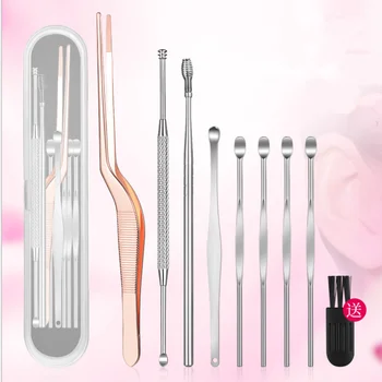 9pcs Ear Wax Pickers Set Stainless Steel Earpick Wax Remover Curette Ear Pick Cleaner Ear Cleaner Spoon Care Ear Clean Tool
9pcs Ear Wax Pickers Set Stainless Steel Earpick Wax Remover Curette Ear Pick Cleaner Ear Cleaner Spoon Care Ear Clean Tool