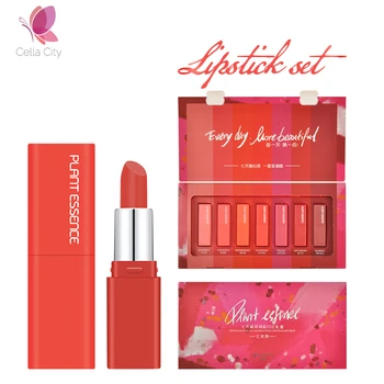 2019 New Waterproof Matte Lipstick Set 7pcs/Lot Long Lasting Lip Gloss Nude Velvet Pigment Batom Women Fashion Lip Makeup
2019 New Waterproof Matte Lipstick Set 7pcs/Lot Long Lasting Lip Gloss Nude Velvet Pigment Batom Women Fashion Lip Makeup