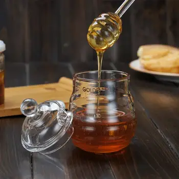 2Pcs 250ml Glass Honey Pot Clear Jam Jar Set with Dipper and Lid for Home Kitchen Use
2Pcs 250ml Glass Honey Pot Clear Jam Jar Set with Dipper and Lid for Home Kitchen Use
