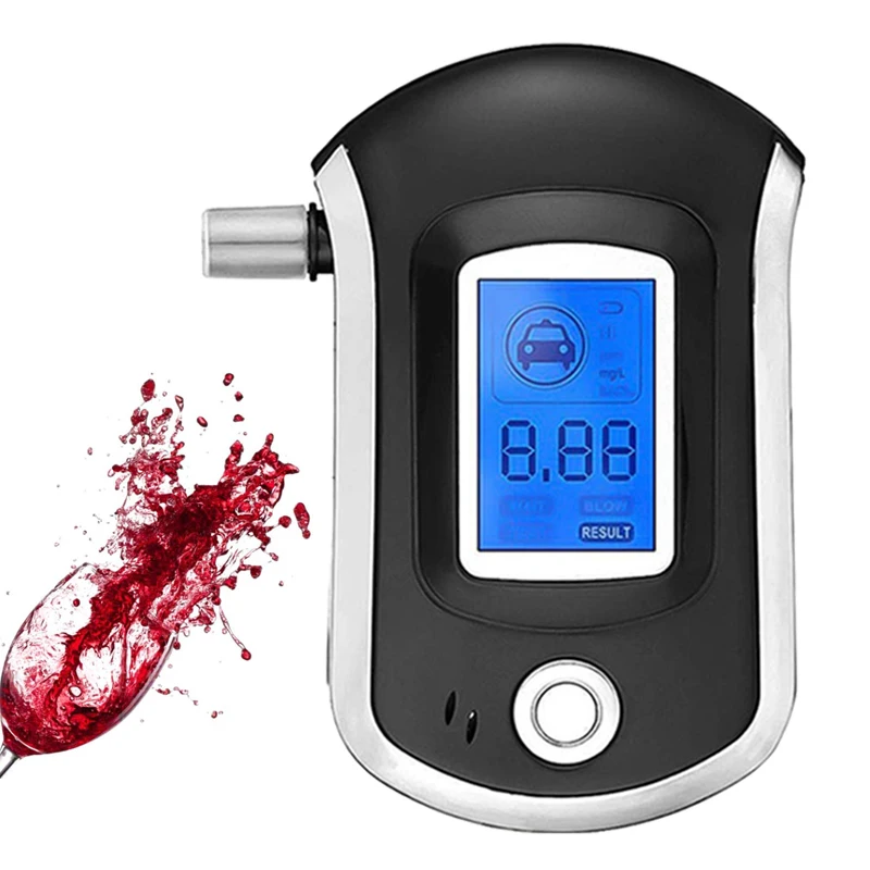 

Alcohol tester breathalyzer digital breath blow analyzer professional AT6000 portable alcohol testing Etilometro