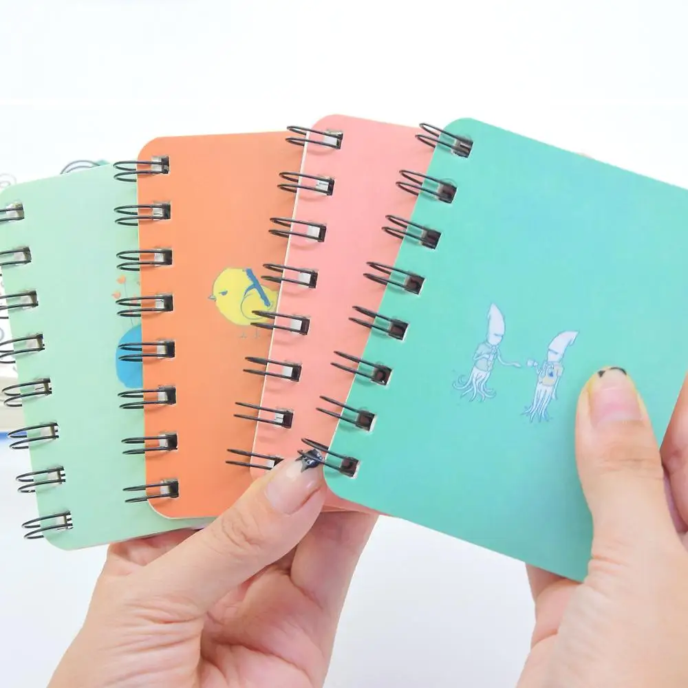 14 styles Spiral book coil Notebook Kawaii Portable Mini Coil Notepad Hard Cover Cute Animal notebook Organizer student School
14 styles Spiral book coil Notebook Kawaii Portable Mini Coil Notepad Hard Cover Cute Animal notebook Organizer student School