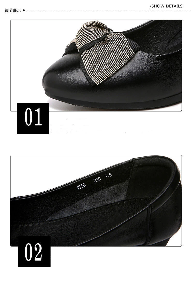 Fashion Pofulove Womans Shoes Leather Wedge Platform Heels Office Ladies Shoes For | Jumia Nigeria