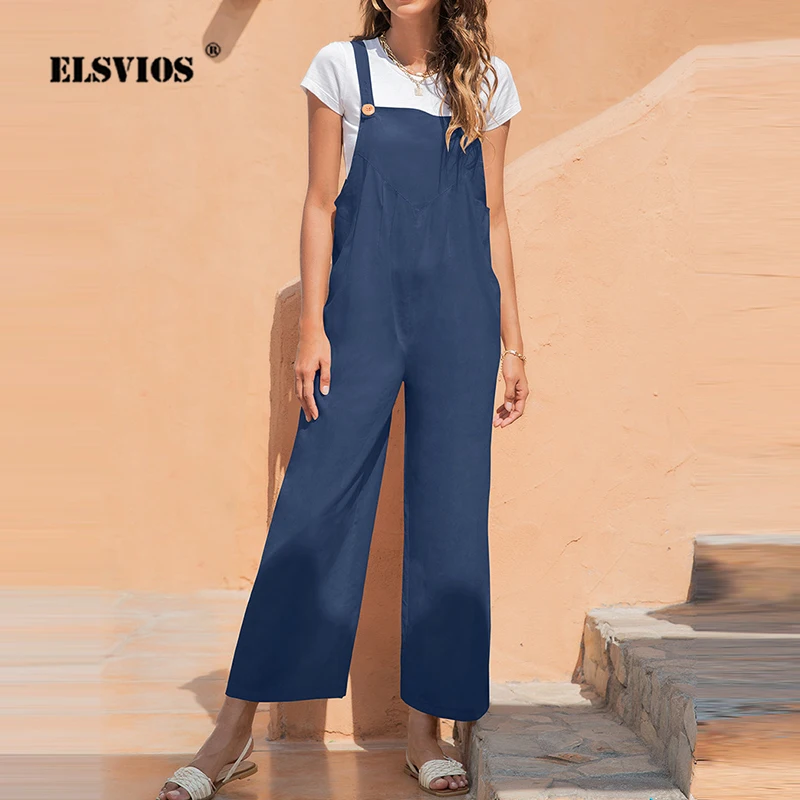 Casual Retro High Waist Wide Leg Suspenders Trousers Solid Color Straight Loose Long Strap Pants 2021 Summer Thin Trousers Women
Casual Retro High Waist Wide Leg Suspenders Trousers Solid Color Straight Loose Long Strap Pants 2021 Summer Thin Trousers Women