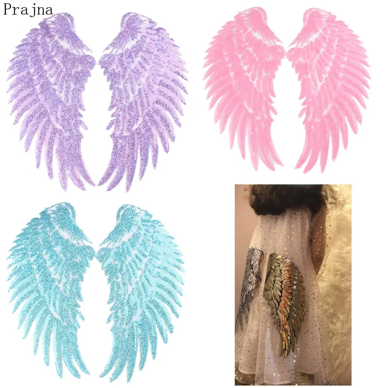 Prajna Wings Patch Sequin Embroidered Patches For Clothes Stripe Wings Patches Iron Sew On Patches Badge DIY Stickers On Clothes
Prajna Wings Patch Sequin Embroidered Patches For Clothes Stripe Wings Patches Iron Sew On Patches Badge DIY Stickers On Clothes