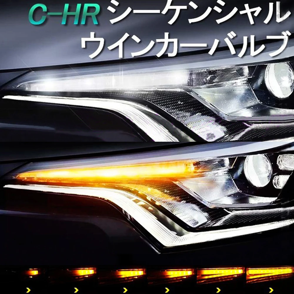 2Pcs Car LED Turn Signal For TOYOT C-HR ZYX10 NGX50 LED High Power Light Fastship
2Pcs Car LED Turn Signal For TOYOT C-HR ZYX10 NGX50 LED High Power Light Fastship