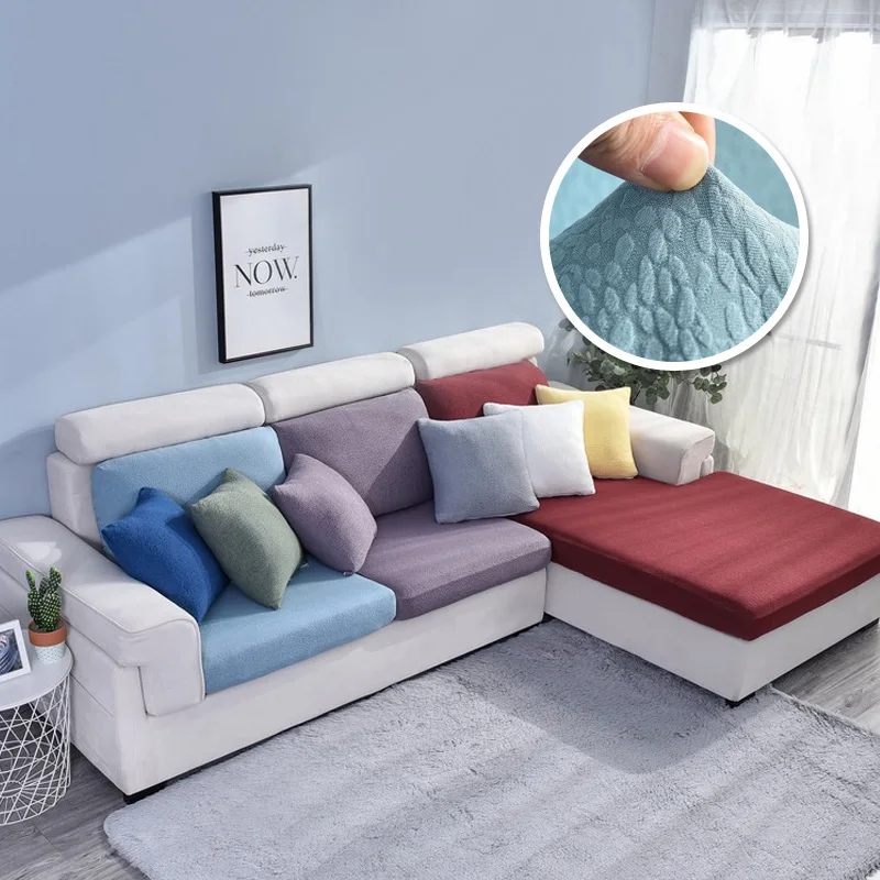 Solid Color Sofa Cushion Cover Elastic Home Decoration Protector Sofa Cover Personality Matching Washable Couch Cover Slipcover
Solid Color Sofa Cushion Cover Elastic Home Decoration Protector Sofa Cover Personality Matching Washable Couch Cover Slipcover