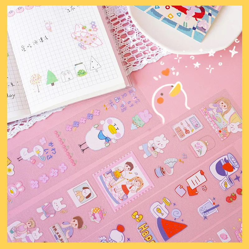 Hand Account Stickers and Paper Tape Cute Girl Heart Hand Account Stickers Cartoon Character Stickers Decorative Small Patterns
Hand Account Stickers and Paper Tape Cute Girl Heart Hand Account Stickers Cartoon Character Stickers Decorative Small Patterns