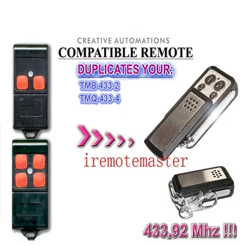 Replacement remote control tmb 433-2,tmq 433-4 Duplicator 433mhz remote controls
Replacement remote control tmb 433-2,tmq 433-4 Duplicator 433mhz remote controls