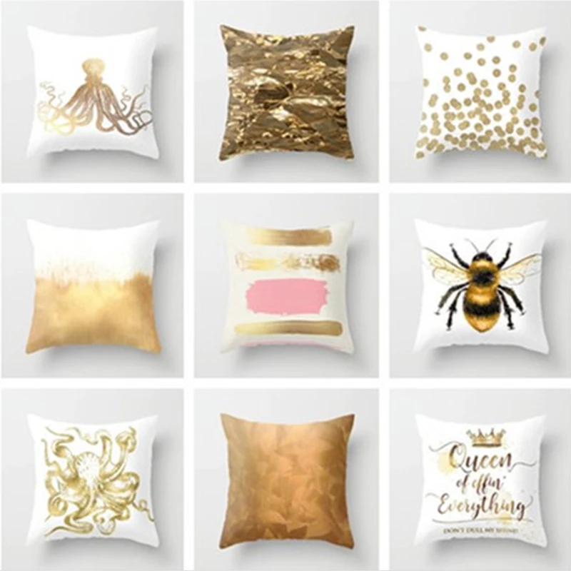 Pillow case 45 * 45 Modern and simple English alphabet Animal printed polyester pillowcase Square decorative pillowcase
Pillow case 45 * 45 Modern and simple English alphabet Animal printed polyester pillowcase Square decorative pillowcase