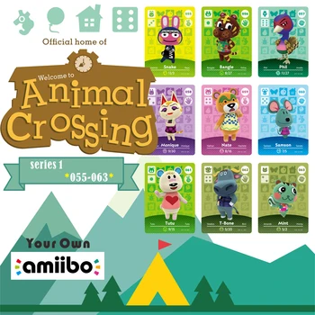 055-063 Nfc Amiibo Amibo Card Cards Animal Crossing Card Amibo Amiibo Card Work Animal Crossing for NS Games Amiibo Series 1
055-063 Nfc Amiibo Amibo Card Cards Animal Crossing Card Amibo Amiibo Card Work Animal Crossing for NS Games Amiibo Series 1