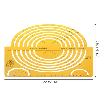 K Resin Ellipses Drafting Templates Large Isometric Ruler Measuring Tool Student
K Resin Ellipses Drafting Templates Large Isometric Ruler Measuring Tool Student