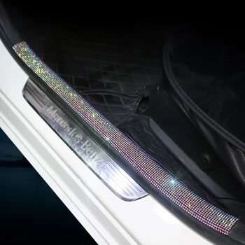 Bling Car Decoration 3M Sticker Car Multi-function Threshold Protective Sticker Rhinestone Tape Car Protection Scratch-resistant
Bling Car Decoration 3M Sticker Car Multi-function Threshold Protective Sticker Rhinestone Tape Car Protection Scratch-resistant