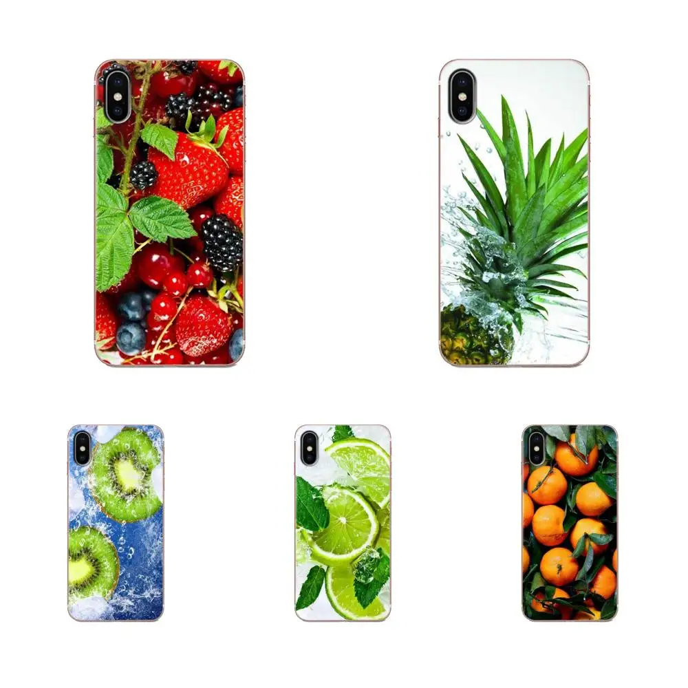 Мягкие чехлы из ТПУ для iPhone 11 Pro Max Plus X XS XR 8 7 6S SE 4S 5 5C 5S 2020 крутые Летние фрукты |
