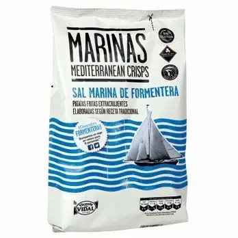 Patatas Fritas Vicente Vidal Marinas Sal Marina De Formentera Bolsa 150Grs 
Patatas Fritas Vicente Vidal Marinas Sal Marina De Formentera Bolsa 150Grs