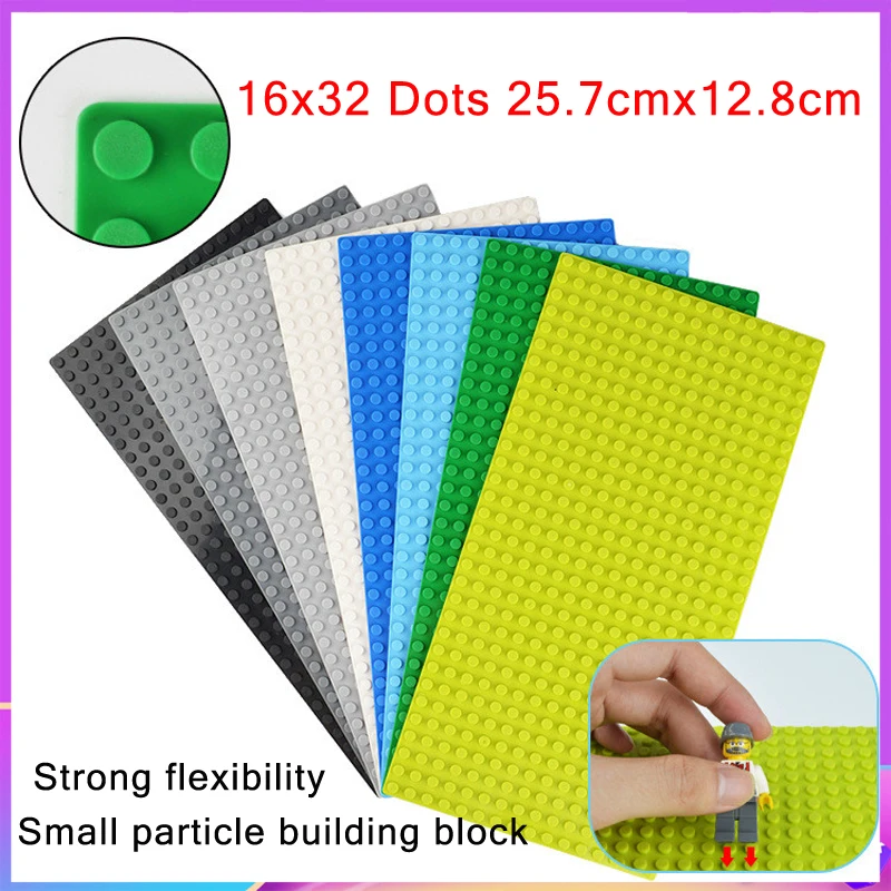 16*32 Dots Base Plate for Small Bricks Baseplate Board Compatible City Figures Building Blocks Friends Bricks Toys for Children
16*32 Dots Base Plate for Small Bricks Baseplate Board Compatible City Figures Building Blocks Friends Bricks Toys for Children