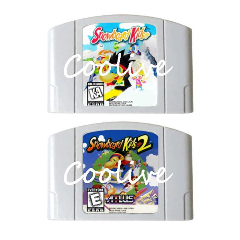 Snowboard Kids 1 2 Video Game Accessories Memory Cartridge Card for 64 Bit Console US NTSC Version
Snowboard Kids 1 2 Video Game Accessories Memory Cartridge Card for 64 Bit Console US NTSC Version