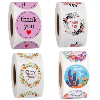 500pcs/roll Thank You Stickers Handmade Sticker Circle Stationery thank you for your order Seal Labels thank you sticker
500pcs/roll Thank You Stickers Handmade Sticker Circle Stationery thank you for your order Seal Labels thank you sticker