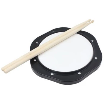 Snare Drum Practice Pad and Drumsticks Set with Drumming Pad and Wooden Sticks - Exercise Workout Kit 
Snare Drum Practice Pad and Drumsticks Set with Drumming Pad and Wooden Sticks - Exercise Workout Kit