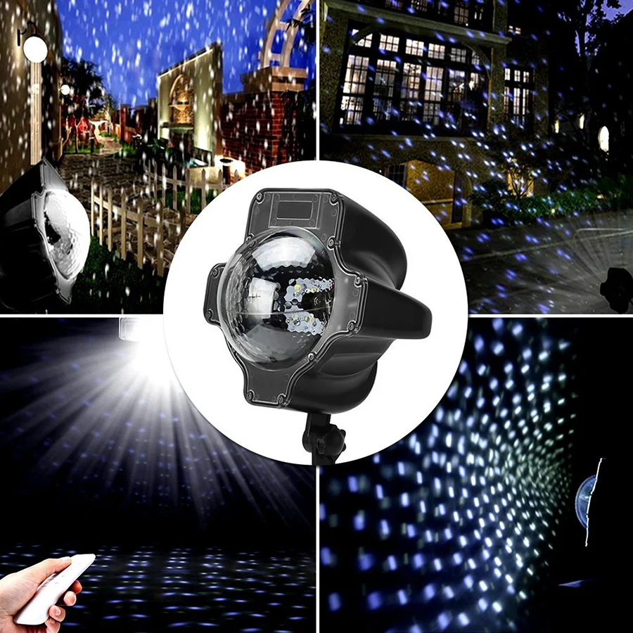 Snow Landscape Decorative Projection Lamp Christmas Family Party Lights LED Snowflake Projector IP65 Waterproof Outdoor Garden
Snow Landscape Decorative Projection Lamp Christmas Family Party Lights LED Snowflake Projector IP65 Waterproof Outdoor Garden