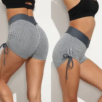 Women High Waist Exercise Shorts Wave Point Design Shorts with Drawstring Rope for Workout Yoga Running Sport
Women High Waist Exercise Shorts Wave Point Design Shorts with Drawstring Rope for Workout Yoga Running Sport