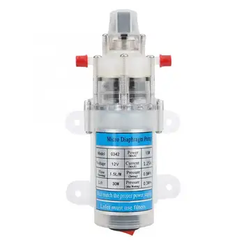Mute Water Pump 12V 15W Mute Food Grade Water Pump Self Priming DC Micro Diaphragm Pump 
Mute Water Pump 12V 15W Mute Food Grade Water Pump Self Priming DC Micro Diaphragm Pump
