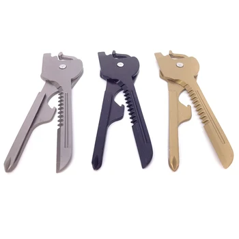 6-In-1 Outdoor Multi-function Key Cutter Screwdriver Bottle Opener Travel Home Multipurpose Tool 66CY
6-In-1 Outdoor Multi-function Key Cutter Screwdriver Bottle Opener Travel Home Multipurpose Tool 66CY