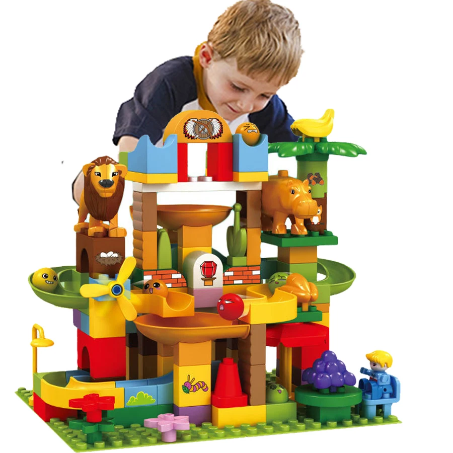 Marble Race Run Blocks Compatible Duploed Building Blocks Big Size Funnel Slide Blocks DIY Big Bricks Toys For Children gift
Marble Race Run Blocks Compatible Duploed Building Blocks Big Size Funnel Slide Blocks DIY Big Bricks Toys For Children gift