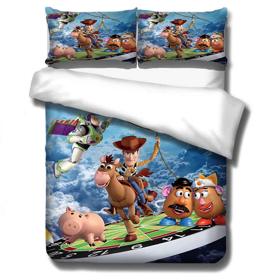 Toy Story bedding sets bed sheet duvet cover and pillowcase luxury bedding Home textiles 3d digital printing boys bedding (6)