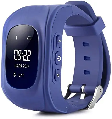 Фото Q50 GPS Kids Watches Baby Smart Watch for Children SOS Call Location Finder Locator Tracker Anti Lost Monitor (Dark Blue) | Электроника
