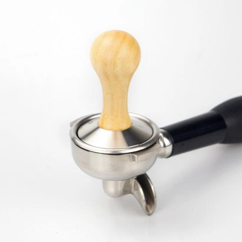 New Solid Wood Powder Press Espresso Coffee Stuffer Oak 304 Stainless Steel Powder Hammer For Kitchen Utensils Accessories Tools
New Solid Wood Powder Press Espresso Coffee Stuffer Oak 304 Stainless Steel Powder Hammer For Kitchen Utensils Accessories Tools