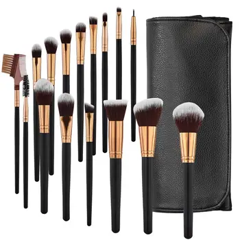 Makeup Brushes Set, 16pcs Premium Cosmetic Make Up Brushes Foundation Blending Blush Concealer Shader with Leather Makeup bag
Makeup Brushes Set, 16pcs Premium Cosmetic Make Up Brushes Foundation Blending Blush Concealer Shader with Leather Makeup bag