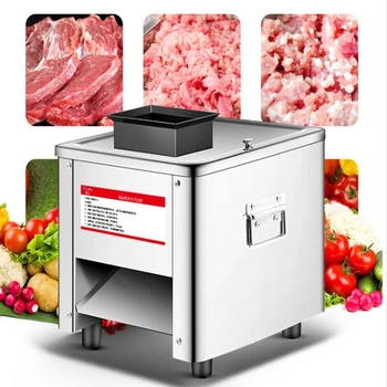 Commercial Meat Cutter Stainless Steel Electric Slicer Household Meat Cutting Machine Vegetable Lamb Beef Shred Slicer 220V