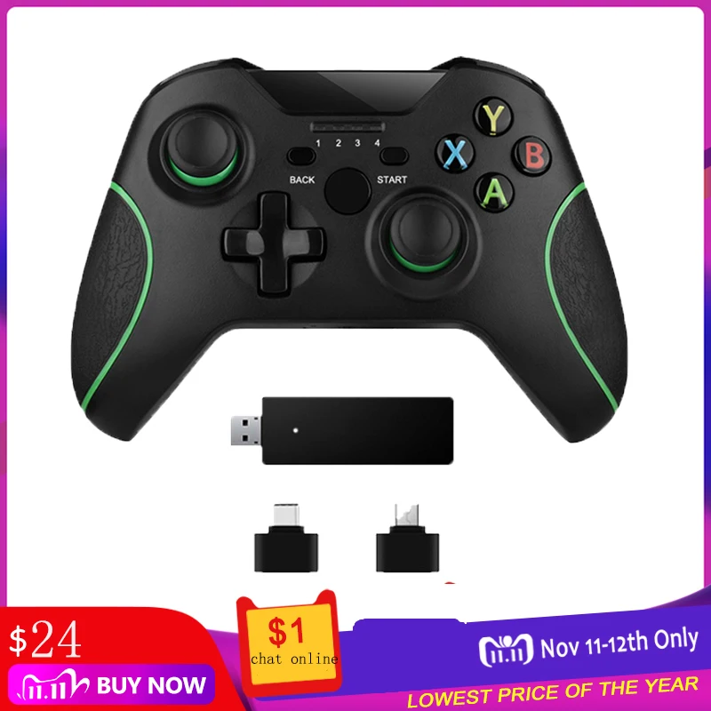 Wireless Gamepad For Xbox One Controller Jogos Mando Controle For Xbox One S Console Joystick For X box One For PC Win7/8/10
Wireless Gamepad For Xbox One Controller Jogos Mando Controle For Xbox One S Console Joystick For X box One For PC Win7/8/10