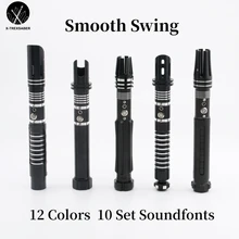 

X-TREX Smooth Swing Hot 2022 New Lightsaber Metal Hilt Dueling 12 Color RGB Volume Adjustment 10 Sound Fons FOC Blaster Saber