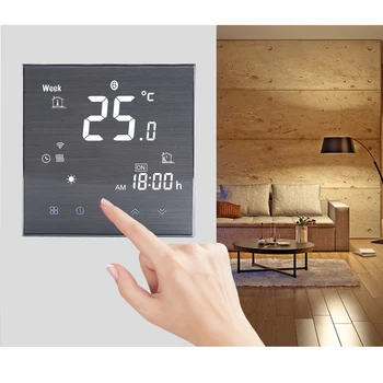 WiFi Smart Thermostat Temperature Controller for Water/Electric floor Heating Water/Gas Boiler Works with Alexa Google Home
WiFi Smart Thermostat Temperature Controller for Water/Electric floor Heating Water/Gas Boiler Works with Alexa Google Home