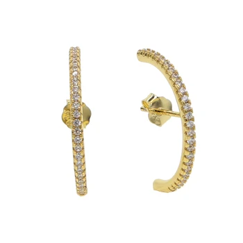 925 sterling silver gold silver color ear bone ear wire elegance trendy paved cz long bar women stud earrings for womens
925 sterling silver gold silver color ear bone ear wire elegance trendy paved cz long bar women stud earrings for womens