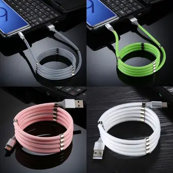 1m Universal Magnetic Absorption Self Winding USB to Type C Data Charger Cable Fast Charging Cord For Cellphone Tablet
1m Universal Magnetic Absorption Self Winding USB to Type C Data Charger Cable Fast Charging Cord For Cellphone Tablet