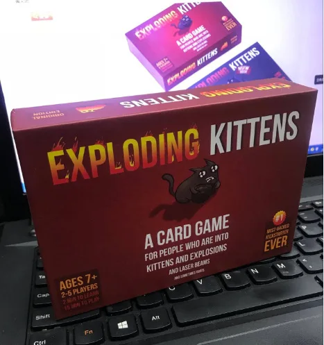 Board Games Kitten Original Edition Red Box Black Box NSFW Edition Family Party Strategy Explode Fun Cards Adult Child Toy
Board Games Kitten Original Edition Red Box Black Box NSFW Edition Family Party Strategy Explode Fun Cards Adult Child Toy