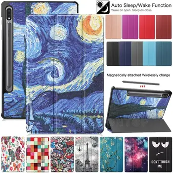 Magnetic Patterned PU Leather Smart Folio Case Cover for Samsung Galaxy Tab S7 11" T870 T875 2020 Flip Stand Tablet Shell
Magnetic Patterned PU Leather Smart Folio Case Cover for Samsung Galaxy Tab S7 11" T870 T875 2020 Flip Stand Tablet Shell