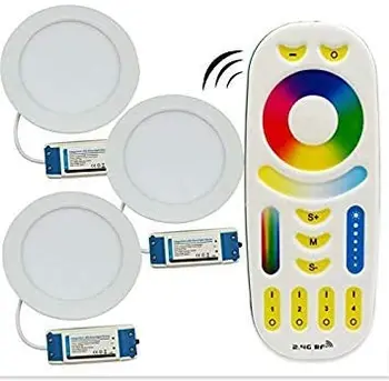 12W 2.4G Milight Led Panel Ceiling Down Light Dimmable Light Color, Color Temperature and Saturation+RGBCCT Led Controller
12W 2.4G Milight Led Panel Ceiling Down Light Dimmable Light Color, Color Temperature and Saturation+RGBCCT Led Controller