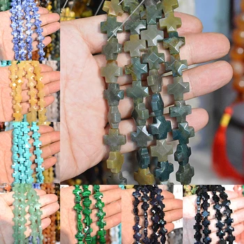 FLTMRH 12mm Natural stone pink quartz crystal Agates turquoises cross Beads for DIY Jewelry Making necklace pendant
FLTMRH 12mm Natural stone pink quartz crystal Agates turquoises cross Beads for DIY Jewelry Making necklace pendant