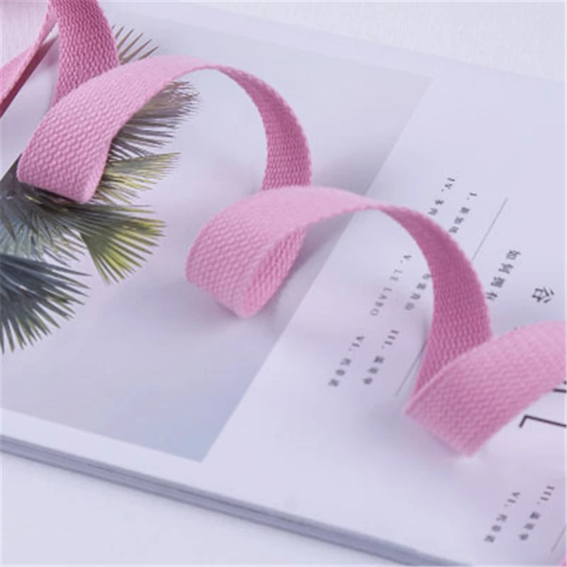 

New 5 Meters 25mm( 1") Canvas Webbing Backpack Belt Polyester Cotton Webbing Ribbon Bag Belt Strap Garments Crafts Accessories